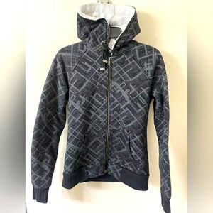 Y2K Oakley Sherpa Lined Full Zip Hoodie Size small Womens